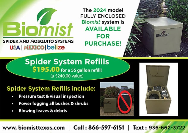 Mosquito and Spider Misting System